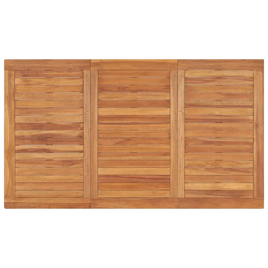 Set da Pranzo per Giardino 4 pz in Legno Massello di Teak | homemem39