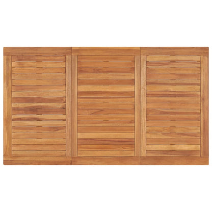 Set da Pranzo per Giardino 4 pz in Legno Massello di Teak | homemem39