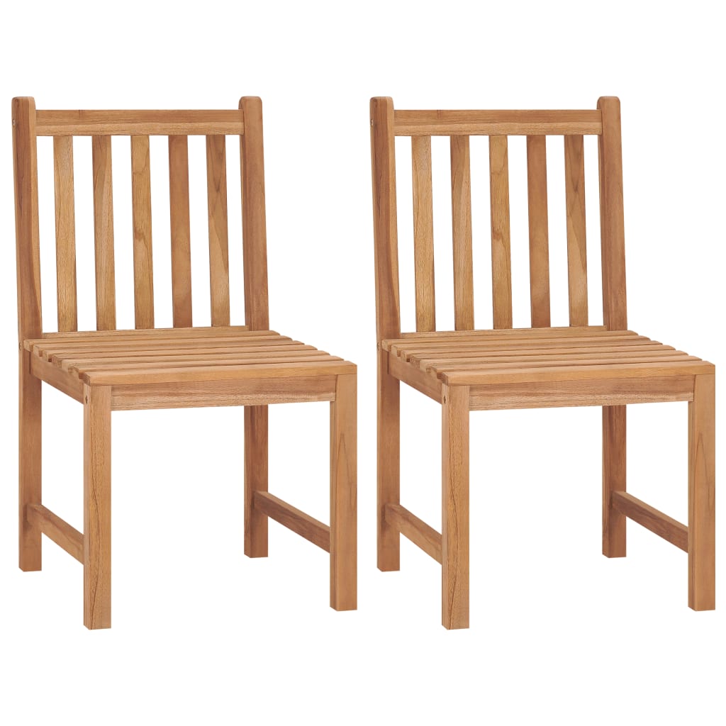 Set da Pranzo per Giardino 4 pz in Legno Massello di Teak | homemem39