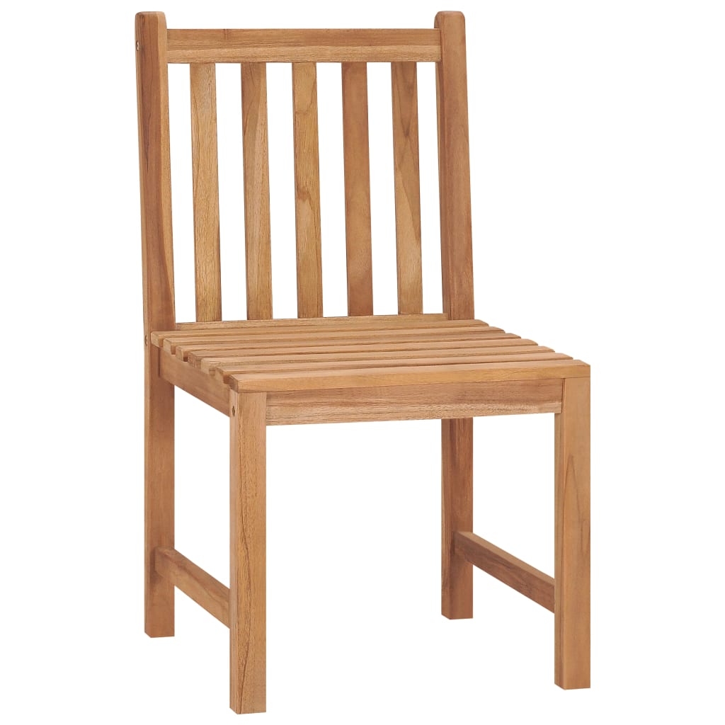 Set da Pranzo per Giardino 4 pz in Legno Massello di Teak | homemem39