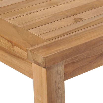 Set da Pranzo per Giardino 4 pz in Legno Massello di Teak | homemem39
