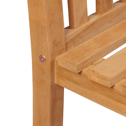 Set da Pranzo per Giardino 4 pz in Legno Massello di Teak | homemem39