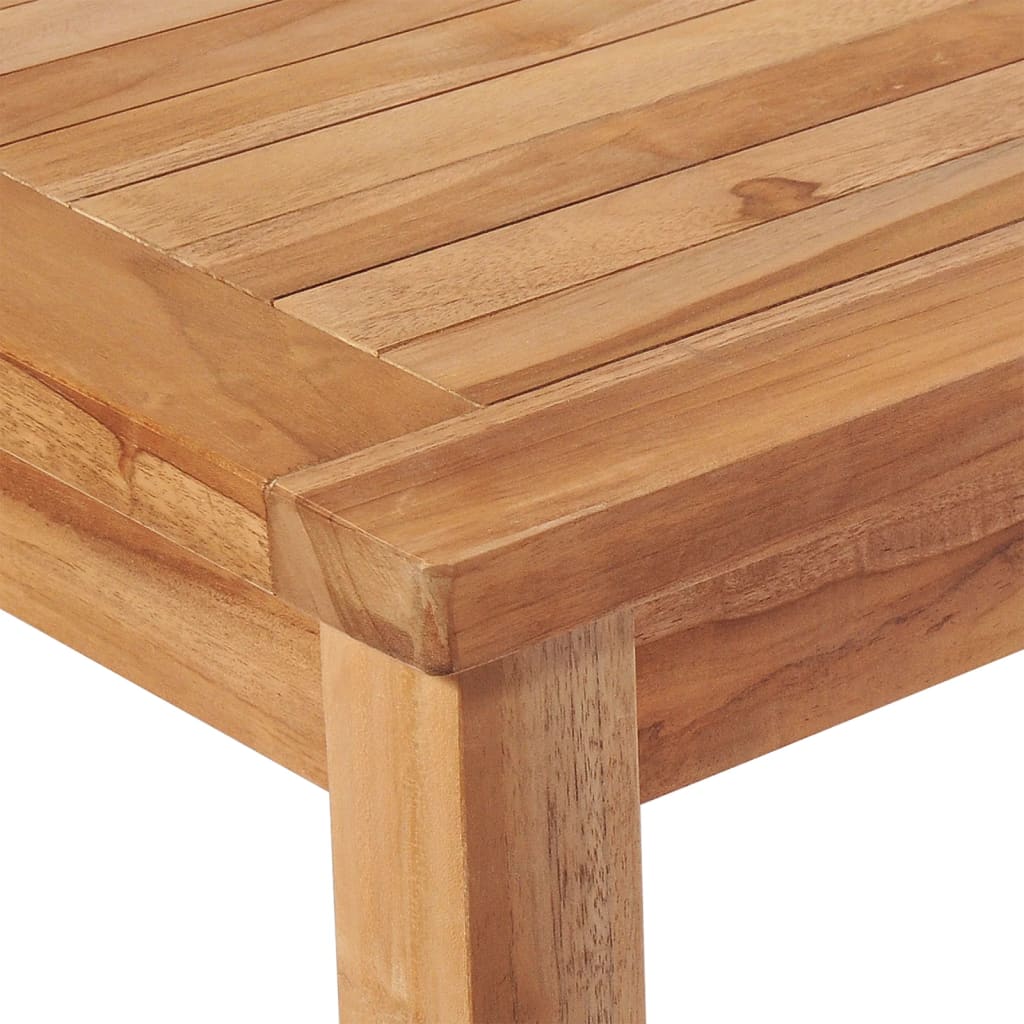 Set da Pranzo per Giardino 4 pz in Legno Massello di Teak | homemem39
