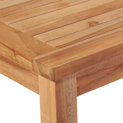 Set da Pranzo per Giardino 4 pz in Legno Massello di Teak | homemem39