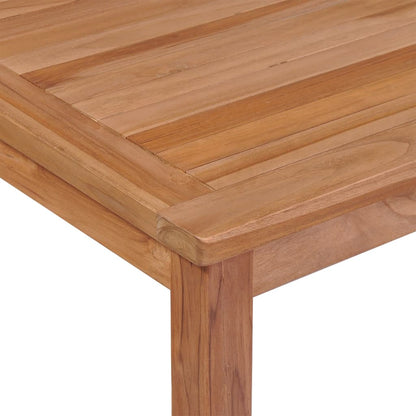 Set da Pranzo per Giardino 5 pz in Legno Massello di Teak | homemem39