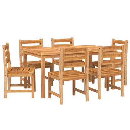 Set da Pranzo da Giardino 7 pz in Legno Massello di Teak - homemem39