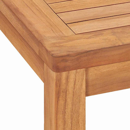 Set da Pranzo per Giardino 3 pz in Legno Massello di Teak | homemem39