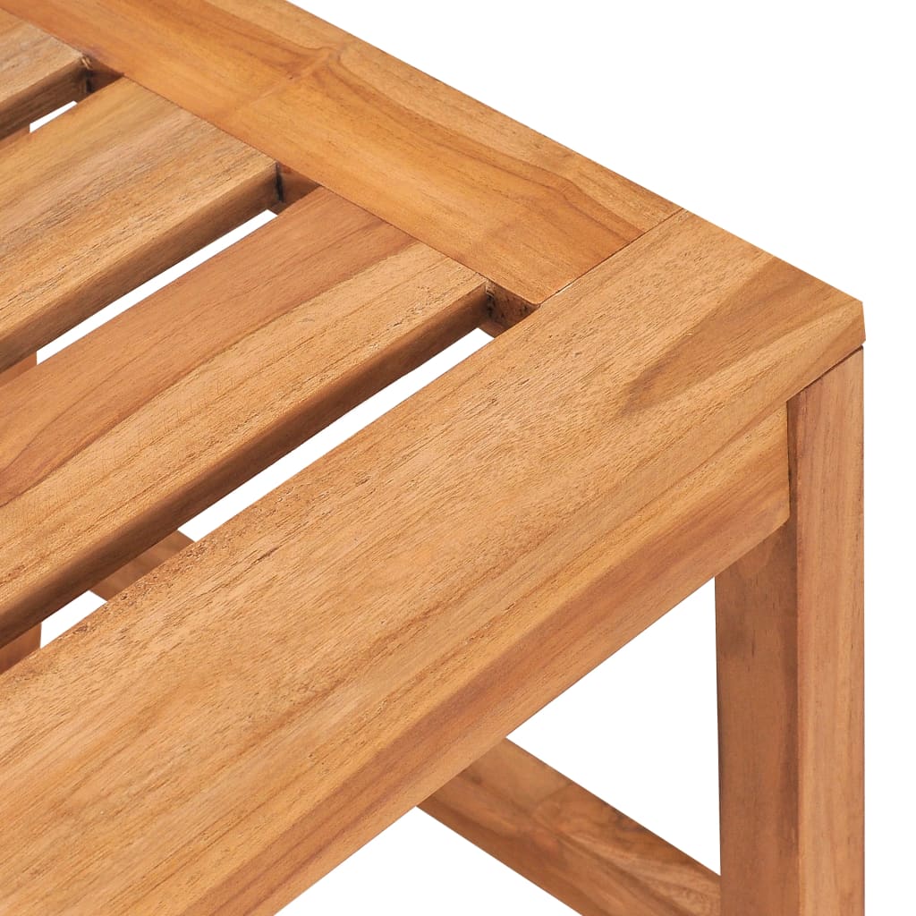 Set da Pranzo per Giardino 4 pz in Legno Massello di Teak | homemem39