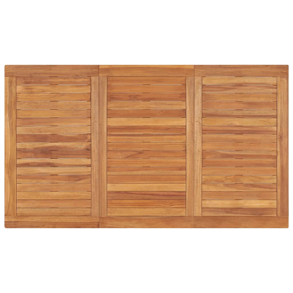 Set da Pranzo per Giardino 4 pz in Legno Massello di Teak | homemem39