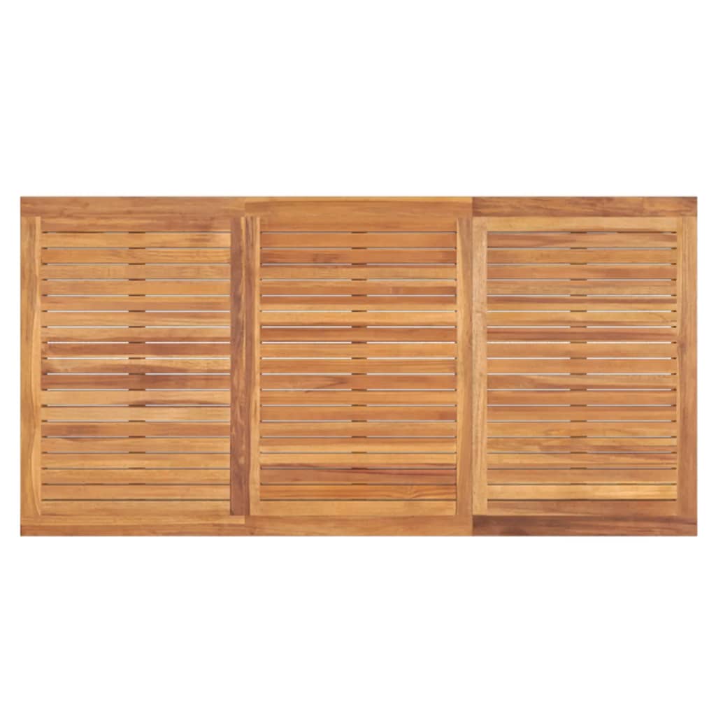 Set da Pranzo per Giardino 3 pz in Legno Massello di Teak | homemem39