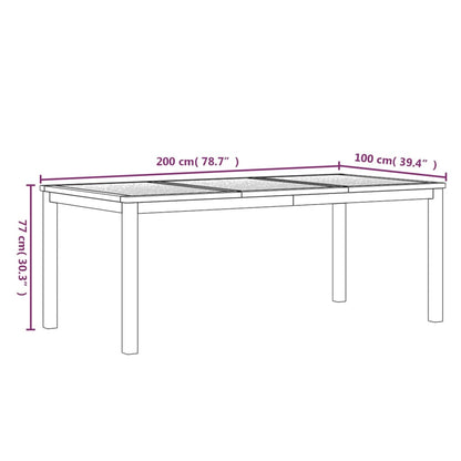 Set da Pranzo per Giardino 3 pz in Legno Massello di Teak | homemem39