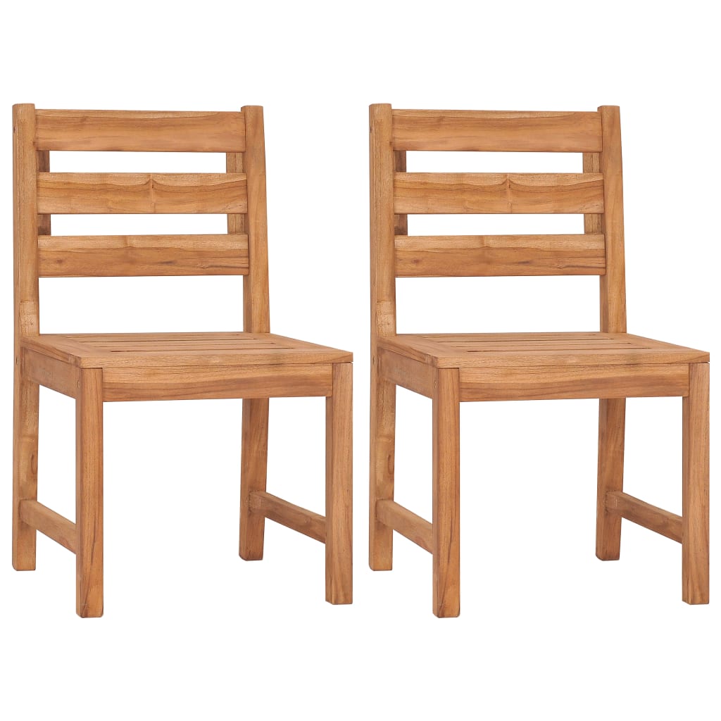 Set da Pranzo per Giardino 4 pz in Legno Massello di Teak | homemem39