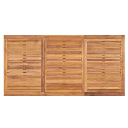 Set da Pranzo per Giardino 5 pz in Legno Massello di Teak | homemem39