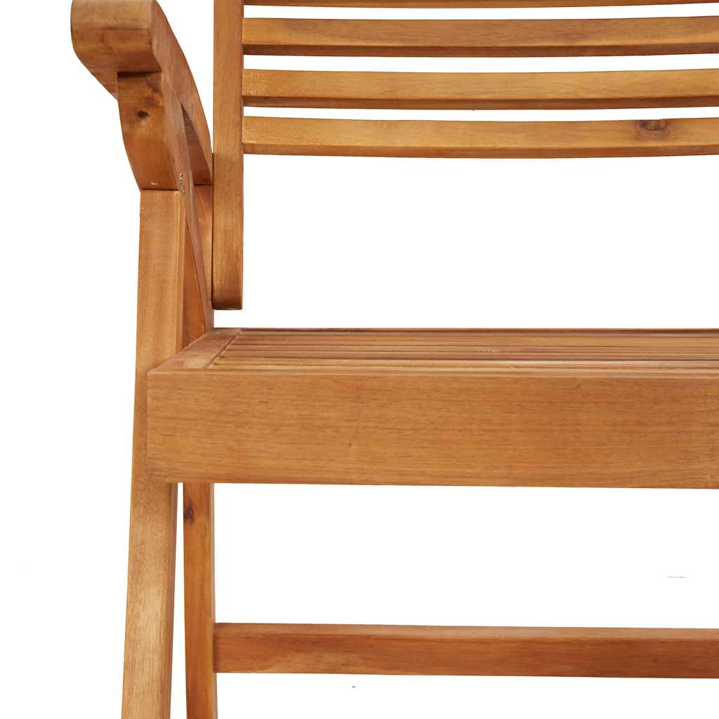 Set da Pranzo per Giardino 3 pz in Legno Massello di Acacia | homemem39