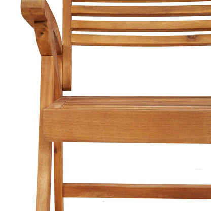 Set da Pranzo per Giardino 3 pz in Legno Massello di Acacia | homemem39