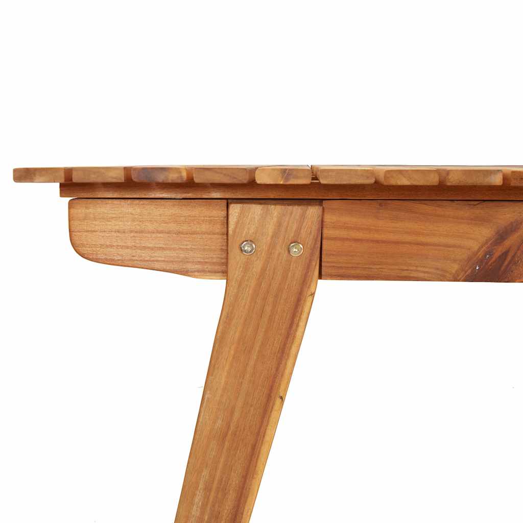 Set da Pranzo per Giardino 5 pz in Legno Massello di Acacia | homemem39