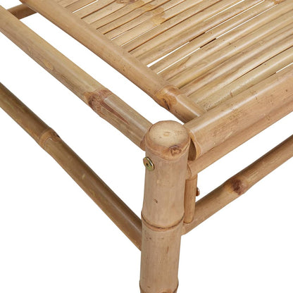 Set Salotto da Giardino 4pz con Cuscini Grigio Scuro Bambù | homemem39