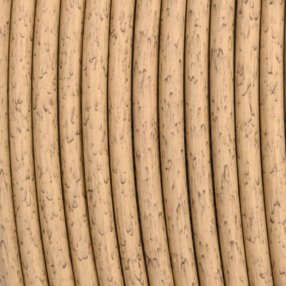 Set Salotto da Giardino 3 pz con Cuscini Beige in Polyrattan - homemem39