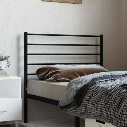 Testiera di Ricambio in Metallo Nero 80 cm | homemem39