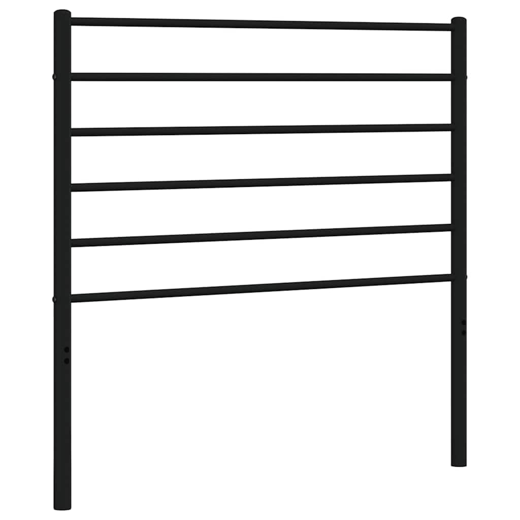Testiera di Ricambio in Metallo Nero 90 cm | homemem39