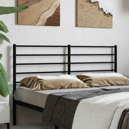 Testiera di Ricambio in Metallo Nero 120 cm | homemem39