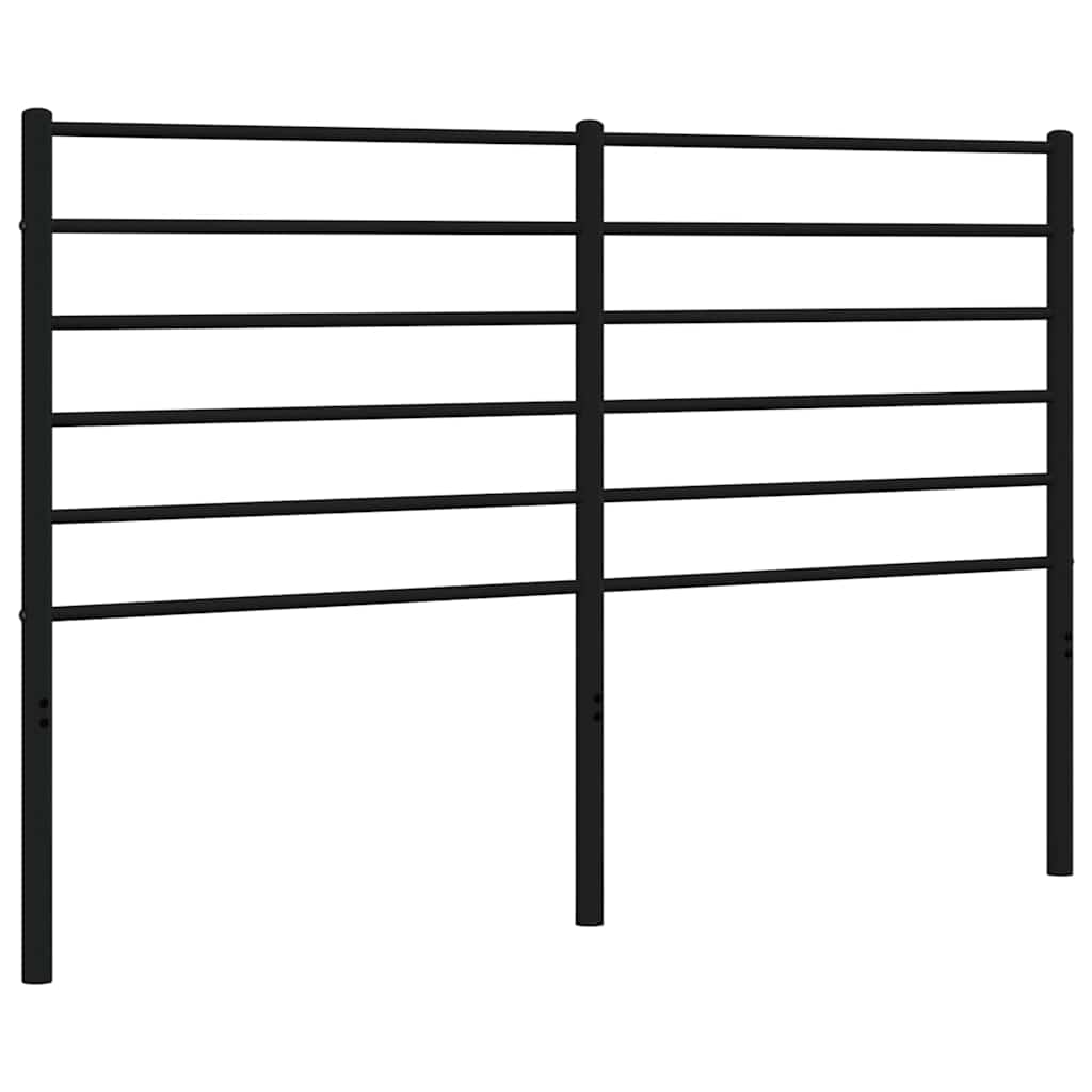 Testiera di Ricambio in Metallo Nero 135 cm | homemem39
