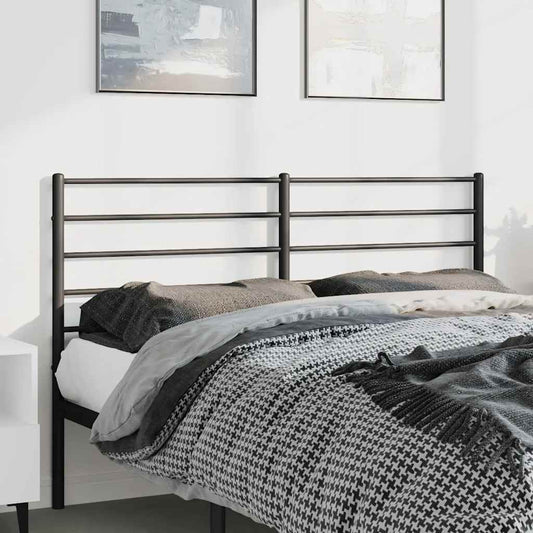 Testiera di Ricambio in Metallo Nero 135 cm | homemem39
