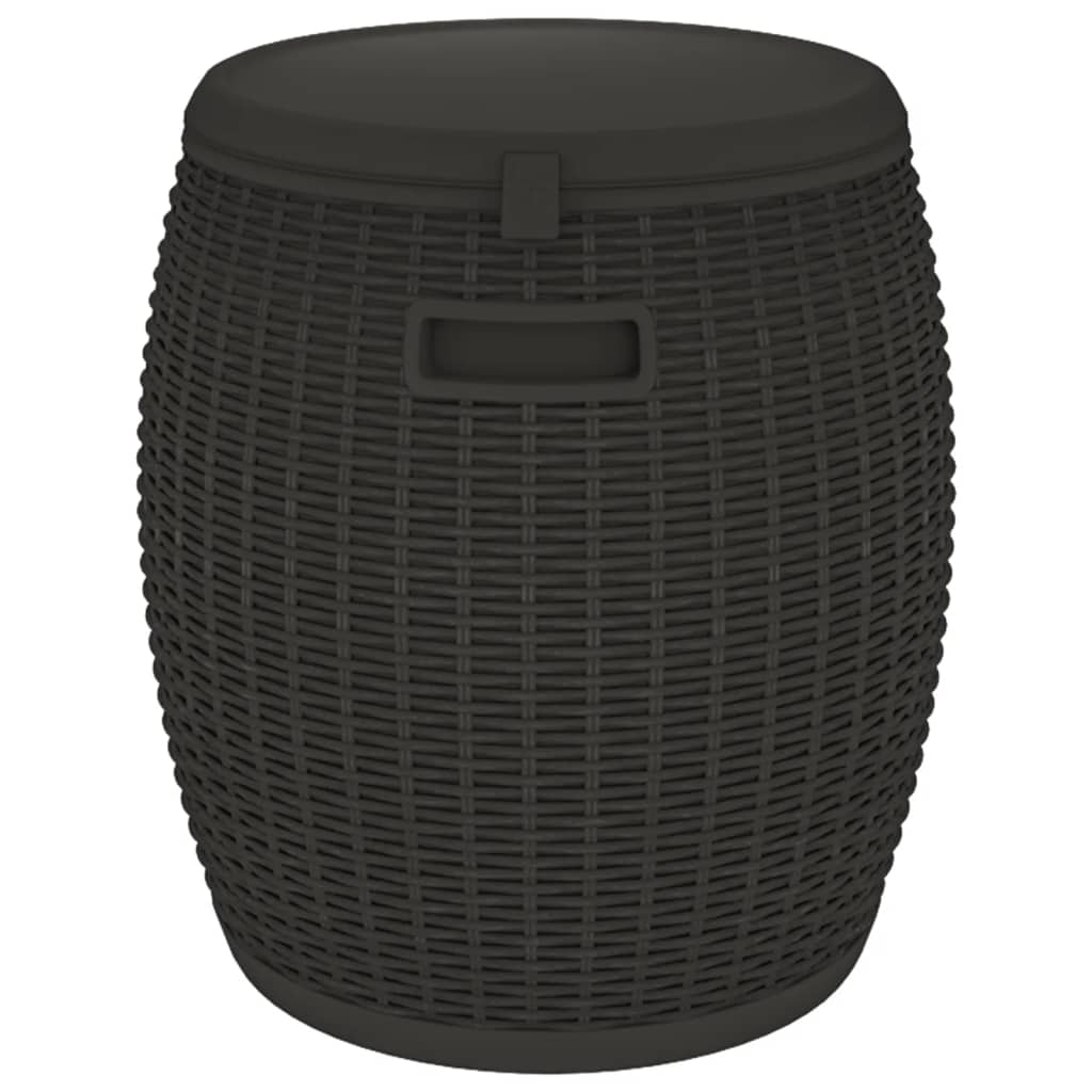 Contenitore da Giardino 4 in 1 Polipropilene Nero - homemem39