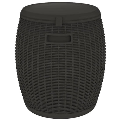 Contenitore da Giardino 4 in 1 Polipropilene Nero - homemem39