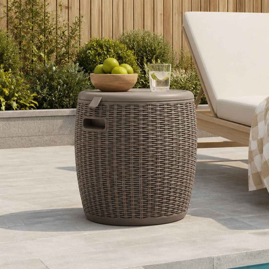 Contenitore da Giardino 4 in 1 Polipropilene Marrone Chiaro