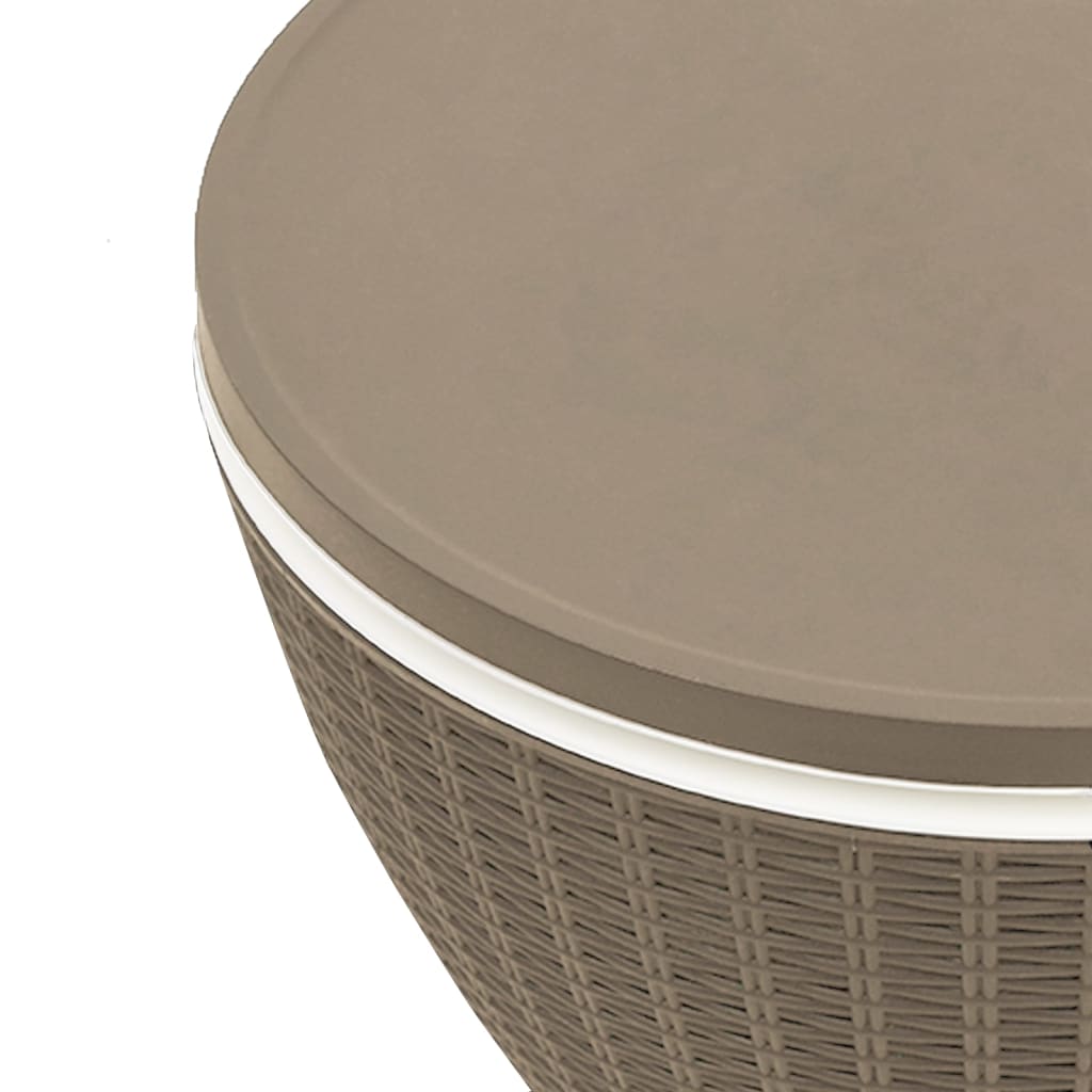 Tavolo Frigo 3 in 1 Polipropilene Marrone Chiaro | homemem39