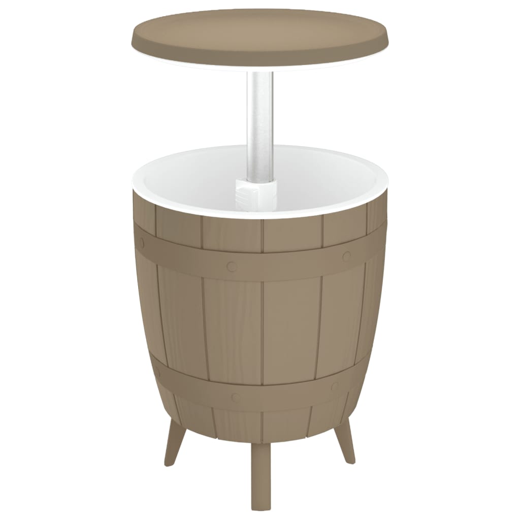 Tavolo Frigo 3 in 1 Polipropilene Marrone Chiaro | homemem39