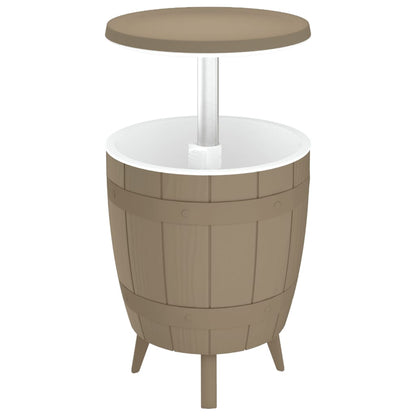 Tavolo Frigo 3 in 1 Polipropilene Marrone Chiaro