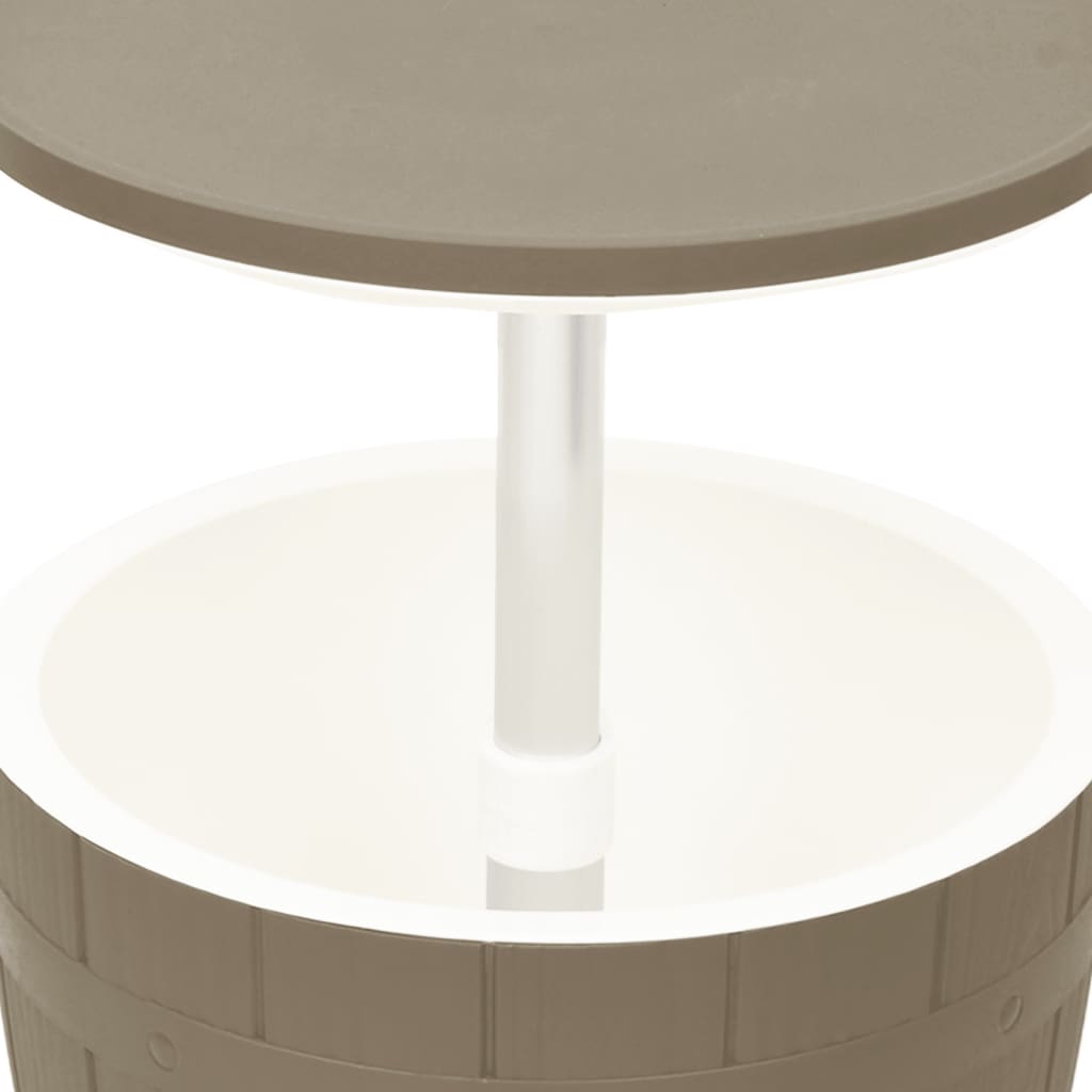 Tavolo Frigo 3 in 1 Polipropilene Marrone Chiaro | homemem39