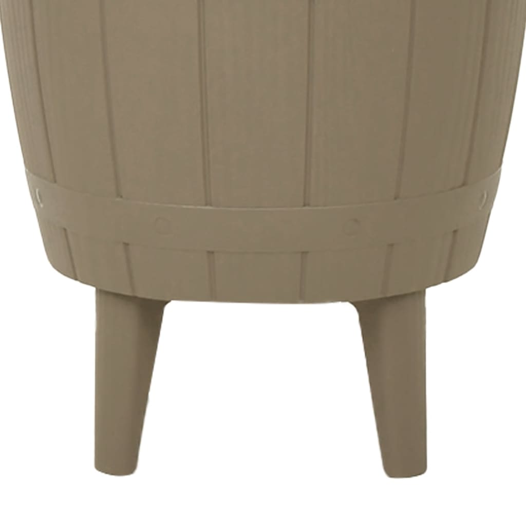 Tavolo Frigo 3 in 1 Polipropilene Marrone Chiaro | homemem39