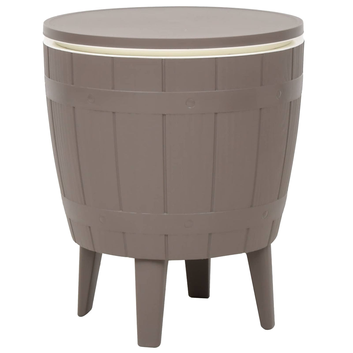 Tavolo Frigo 3 in 1 Polipropilene Marrone Chiaro