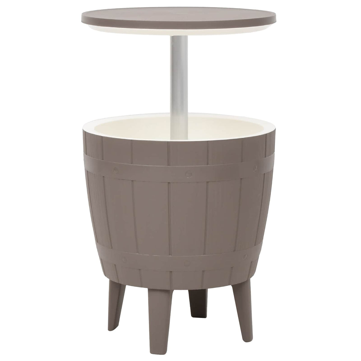 Tavolo Frigo 3 in 1 Polipropilene Marrone Chiaro
