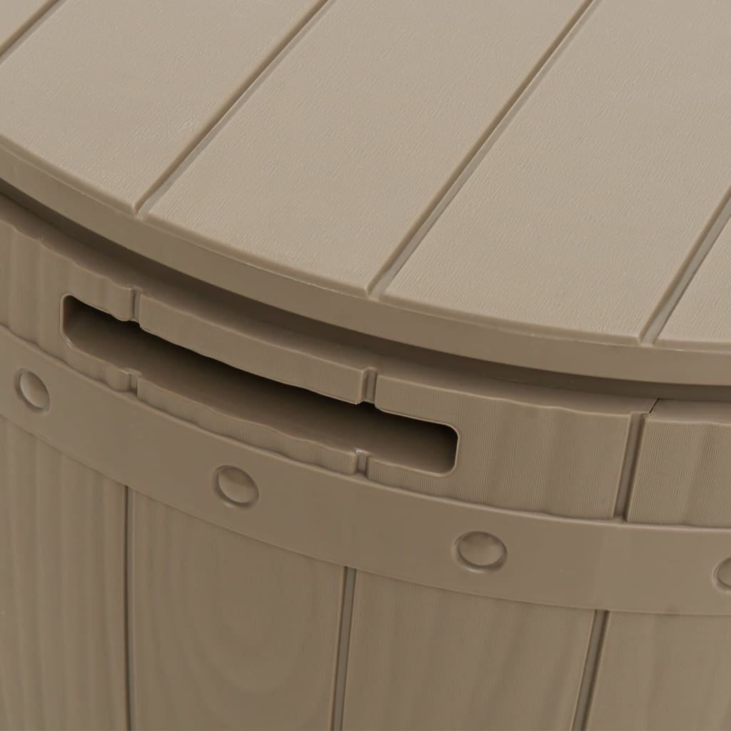 Contenitore da Giardino 3 in 1 Polipropilene Marrone Chiaro - homemem39