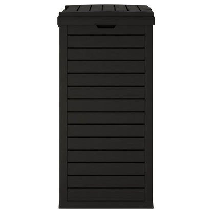 Cestino per Rifiuti da Esterno Nero 41x41x86 cm Polipropilene | homemem39