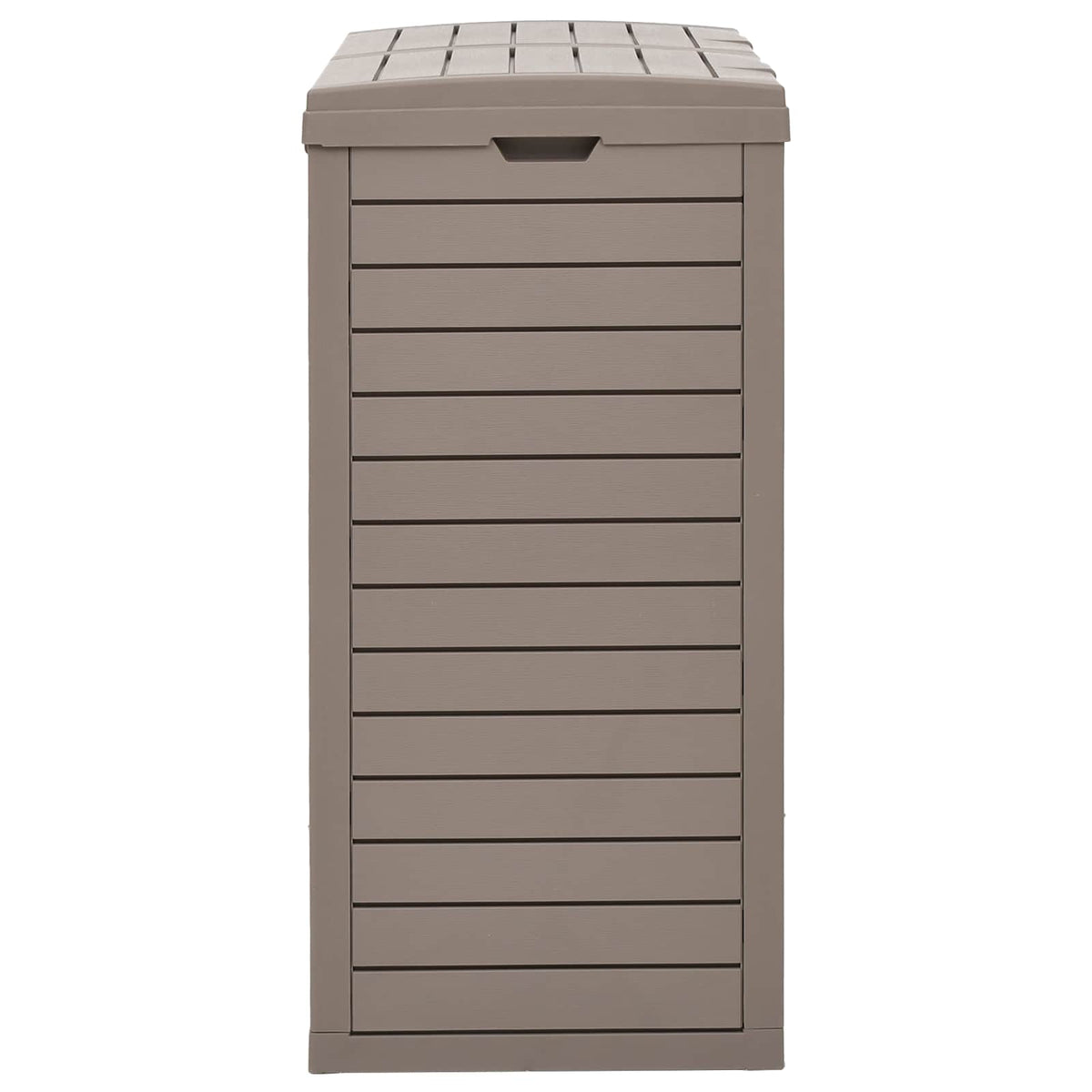 Cestino Rifiuti Esterno Marrone Chiaro 78x41x86cm Polipropilene