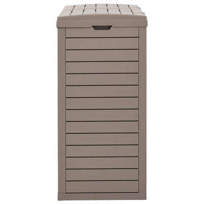 Cestino Rifiuti Esterno Marrone Chiaro 78x41x86cm Polipropilene