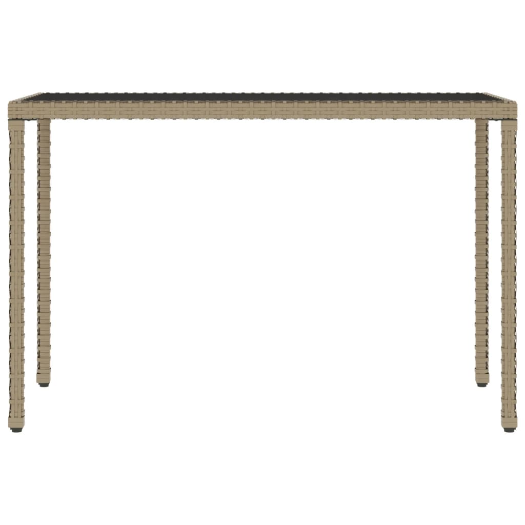 Set da Pranzo da Giardino 6 pz con Cuscini Beige in Polyrattan - homemem39
