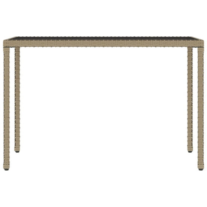 Set da Pranzo da Giardino 6 pz con Cuscini Beige in Polyrattan - homemem39