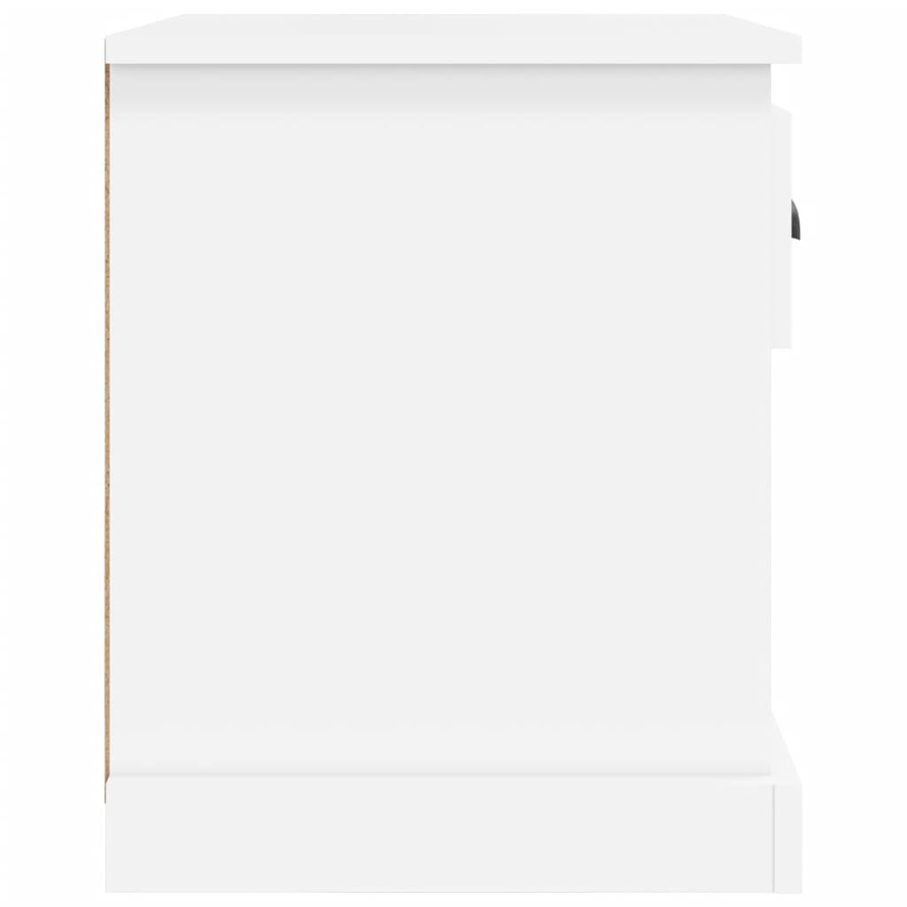 Comodini 2 pz Bianchi 39x39x47,5 cm in Legno Multistrato - homemem39