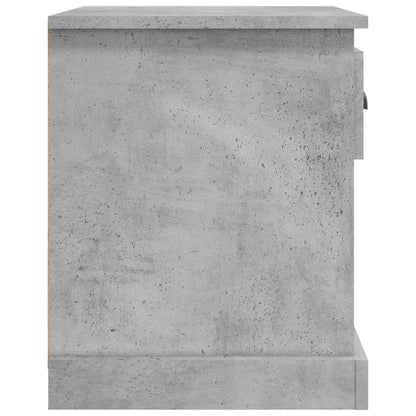 Comodino Grigio Cemento 39x39x47,5 cm in Legno Multistrato - homemem39