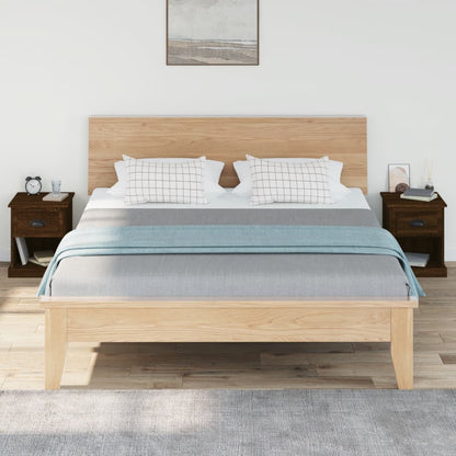 Comodini 2 pz Rovere Marrone 39x39x47,5 cm in Legno Multistrato - homemem39