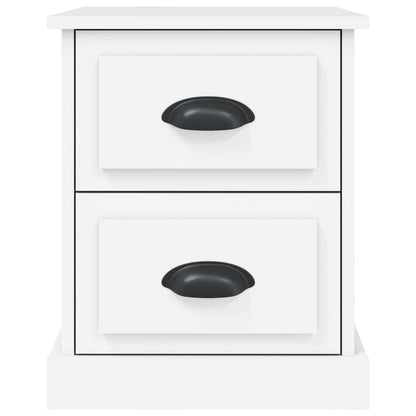 Comodini 2 pz Bianchi 39x39x47,5 cm in Legno Multistrato - homemem39