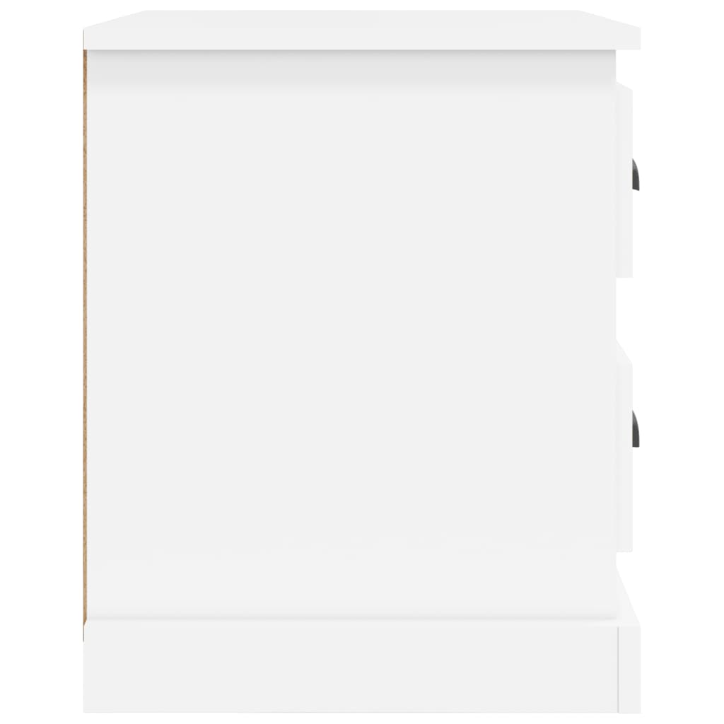 Comodini 2 pz Bianchi 39x39x47,5 cm in Legno Multistrato - homemem39