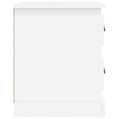 Comodini 2 pz Bianchi 39x39x47,5 cm in Legno Multistrato - homemem39