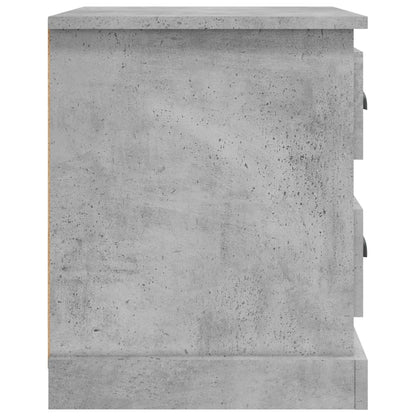 Comodini 2 pz Grigio Cemento 39x39x47,5 cm in Legno Multistrato - homemem39
